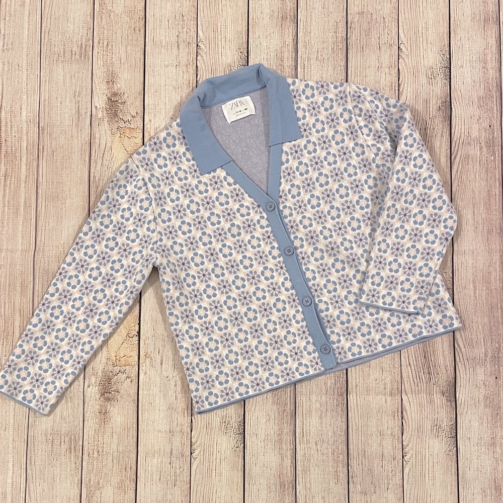 Retro Zara Kids Cardigan Sweater for Girls